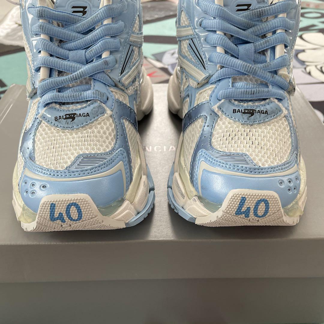 Balenciaga Runner Sneaker In Blue - DesignerGu