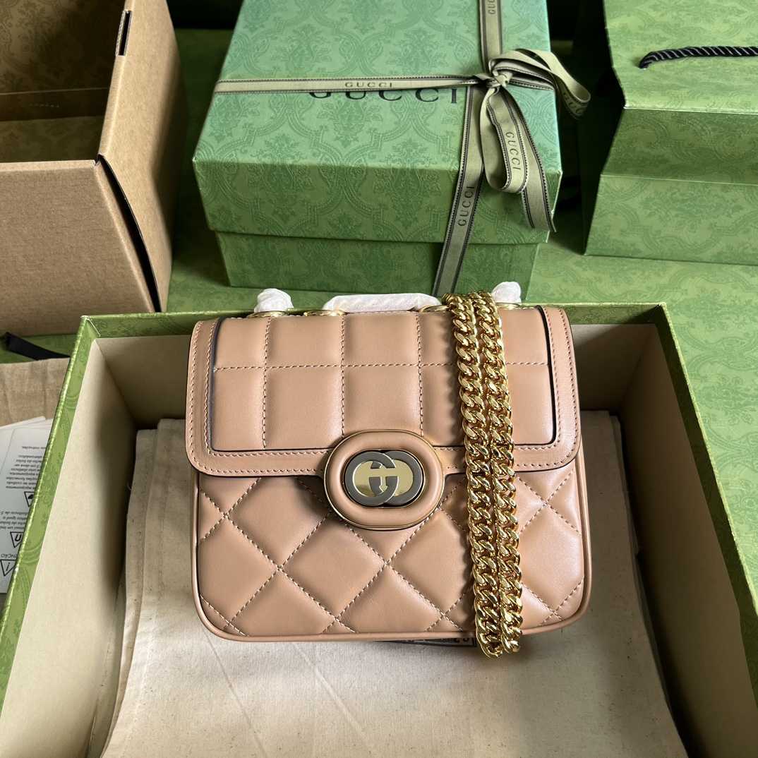 Gucci Deco Mini Shoulder Bag (18-14.5-8cm) - DesignerGu