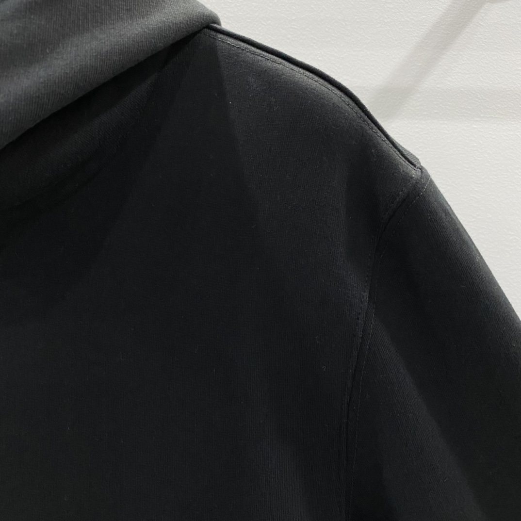 Rick Owens Man Black Sweatshirts - DesignerGu