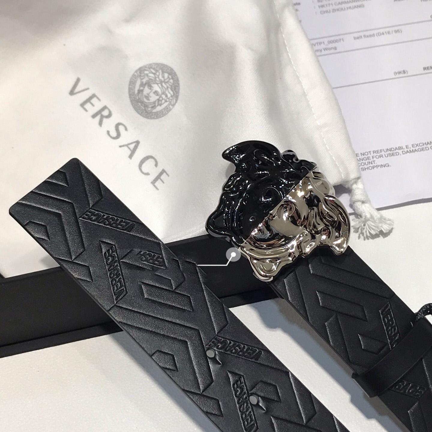 Versace Medusa Leathre Belt 38mm - DesignerGu