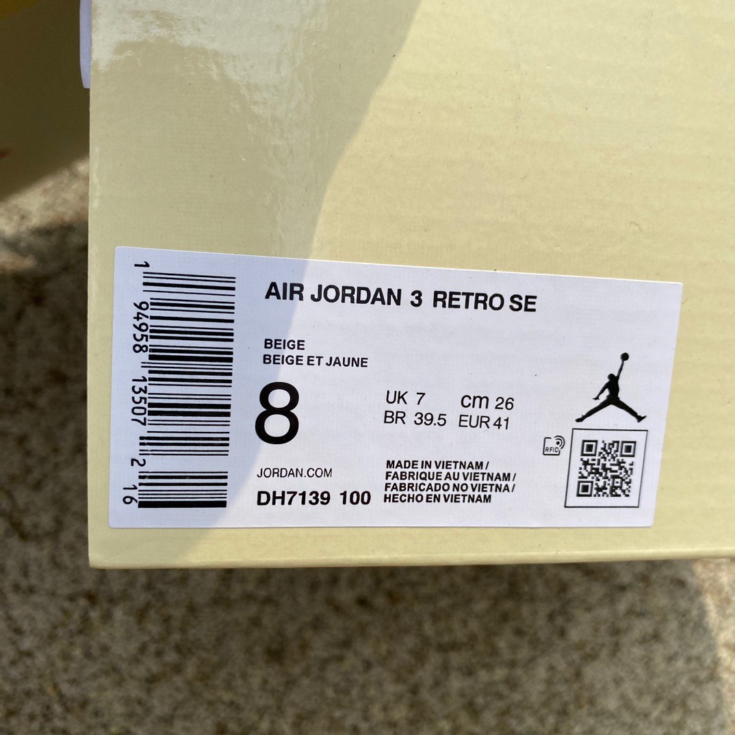 OFF-WHITE x Air Jordan 3 AJ3 Sneakers     DH7139-100 - DesignerGu