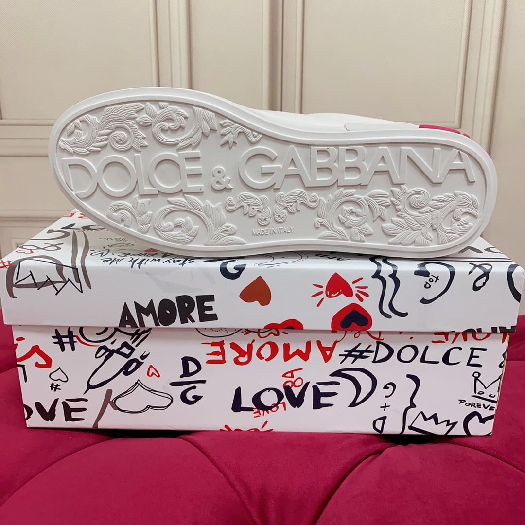 Dolce & Gabbana Calfskin Portofino Sneakers - DesignerGu