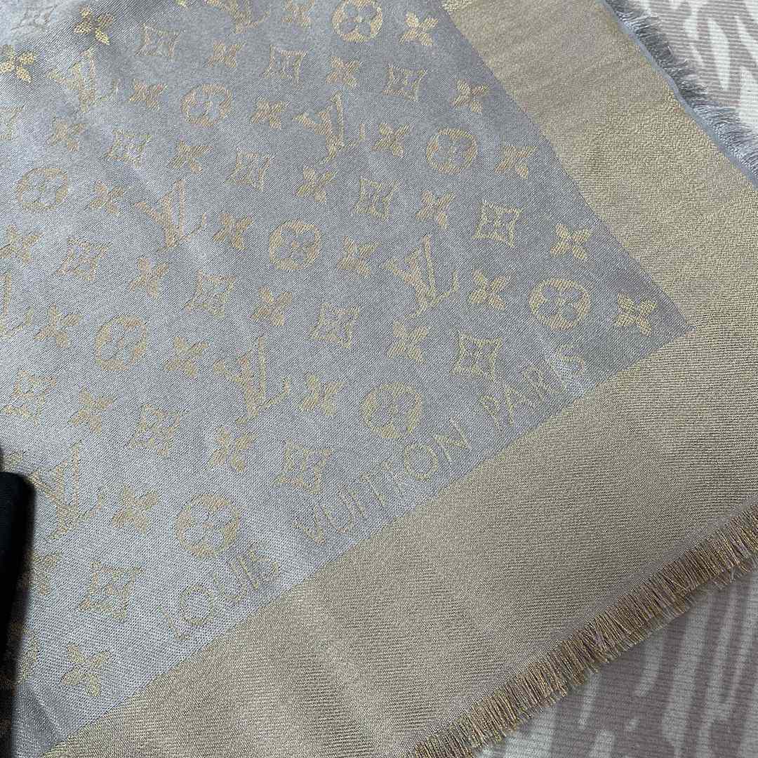 Louis Vuitton Silk Scarf Monogram Shine - DesignerGu