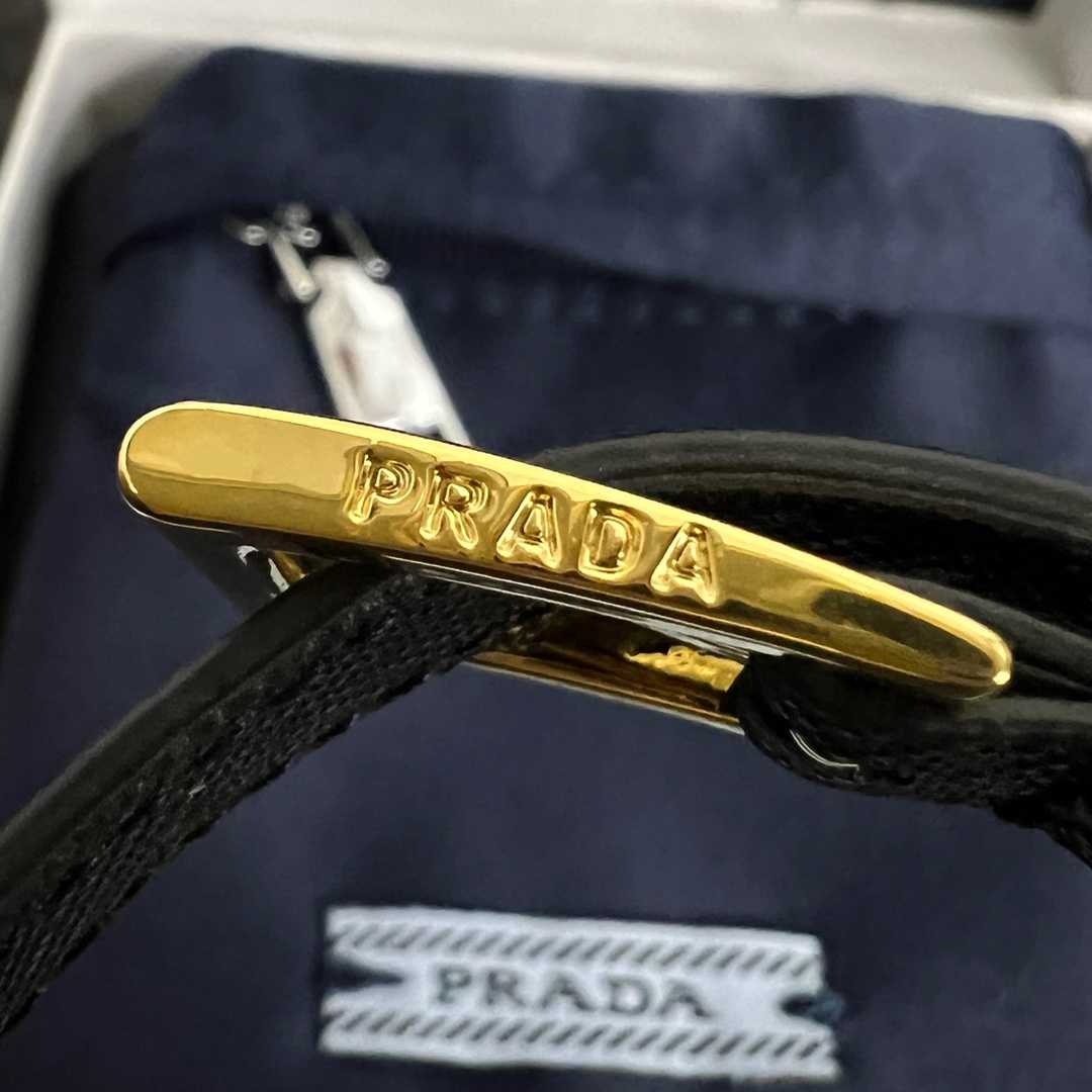 Prada Saffiano Leather Bracelet - DesignerGu