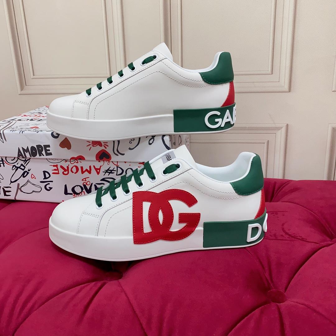 Dolce & Gabbana Calfskin Portofino Sneakers - DesignerGu