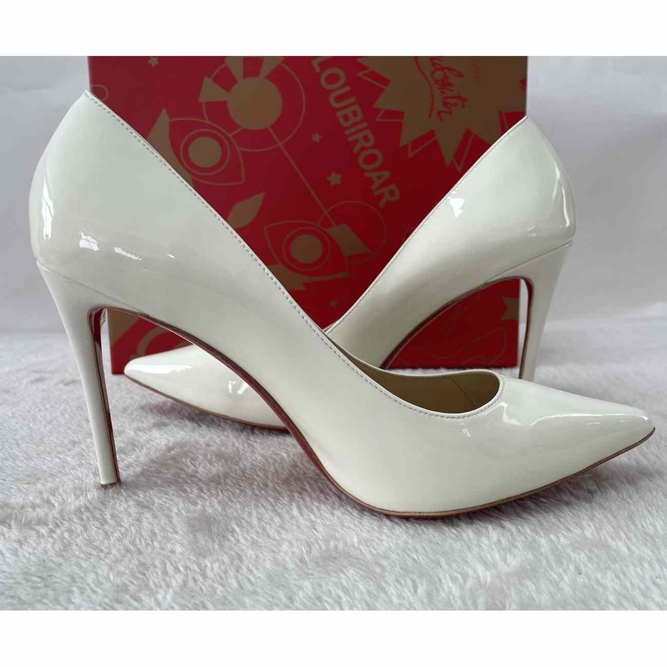 Christian Louboutin Leather Heel   10cm - DesignerGu