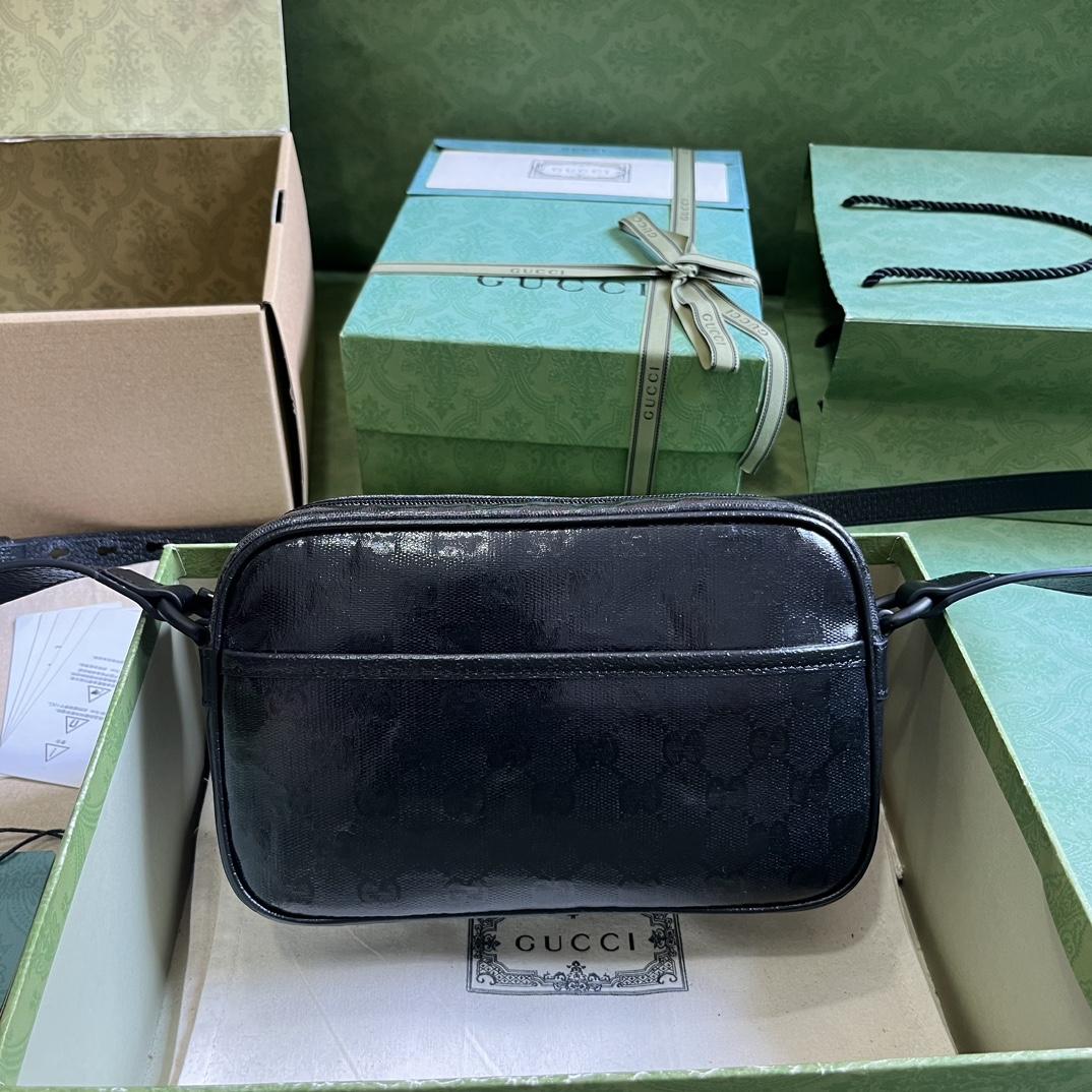 Gucci GG Crystal Mini Shoulder Bag (22.5x 14x 5cm) - DesignerGu
