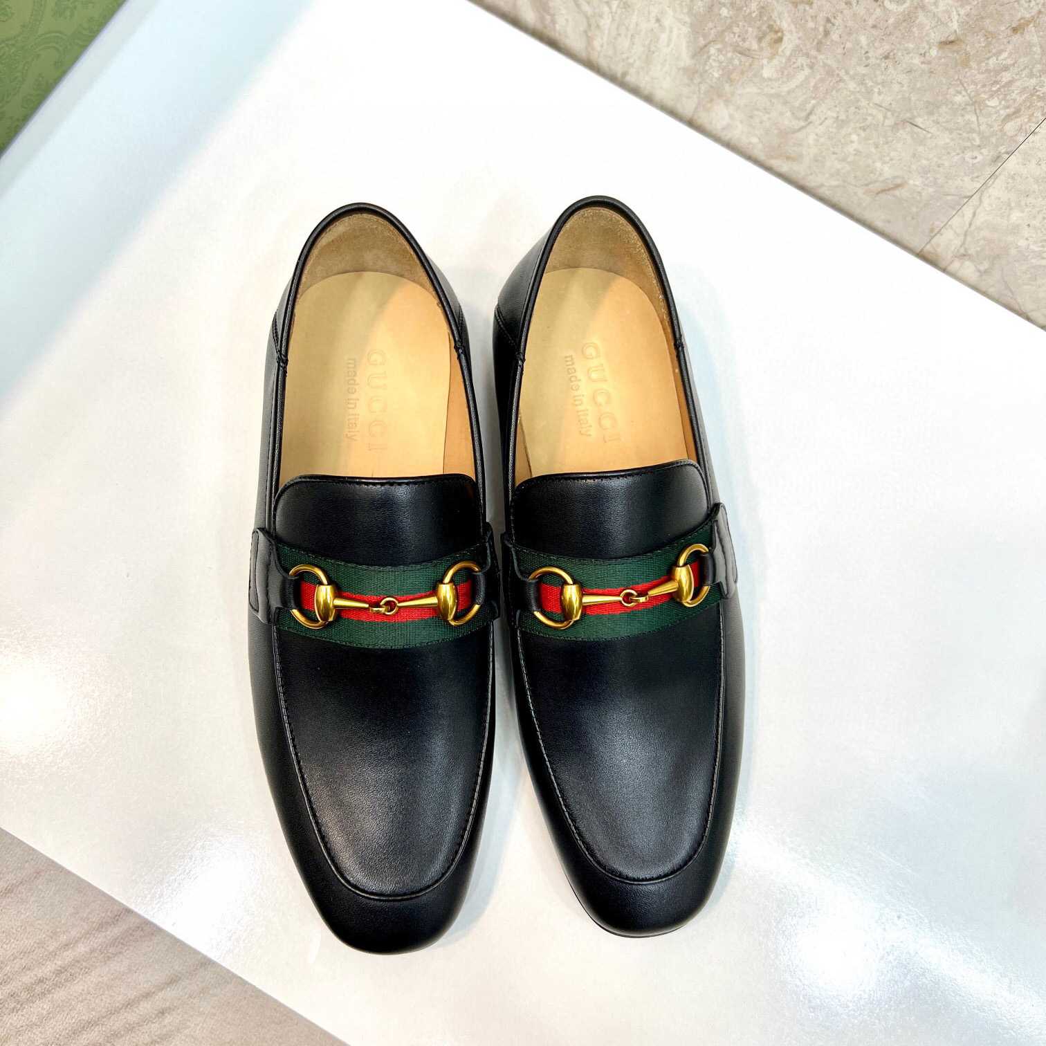 Gucci Loafer With Web  (Upon Uk Size) - DesignerGu