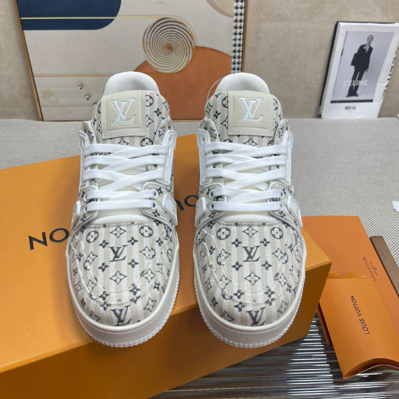 Louis Vuitton LV Trainer Sneaker          - DesignerGu