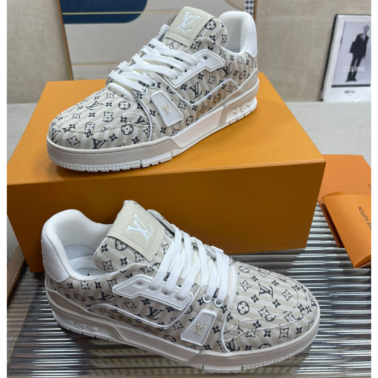 Louis Vuitton LV Trainer Sneaker          - DesignerGu