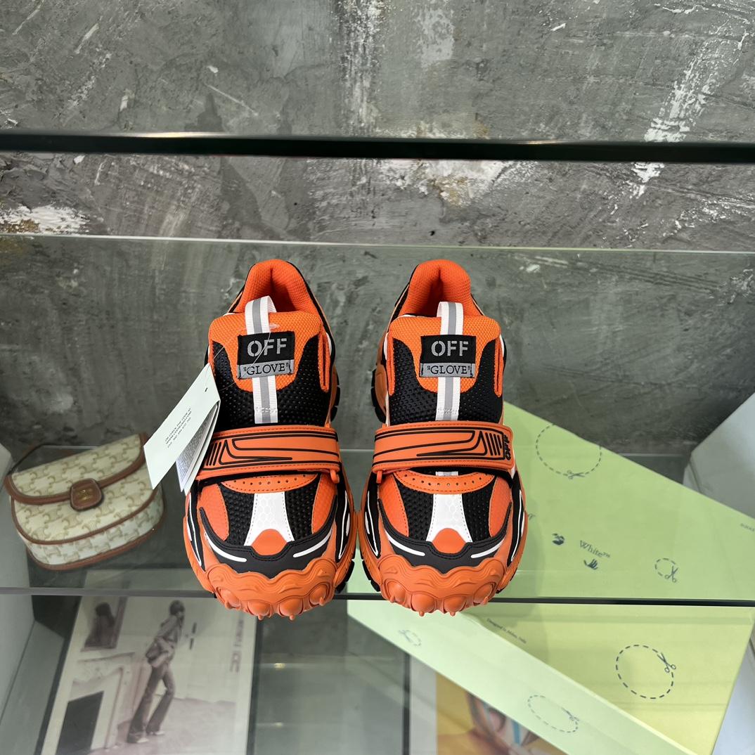 Off White Glove Slip-on Sneakers - DesignerGu