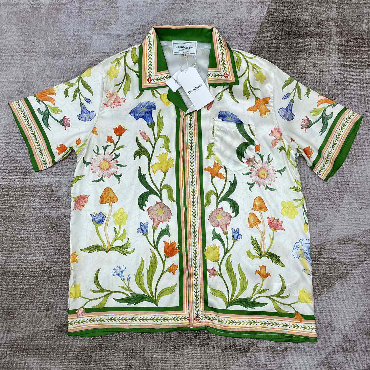Casablanca L'Arche Fleurie Silk Shirt - DesignerGu