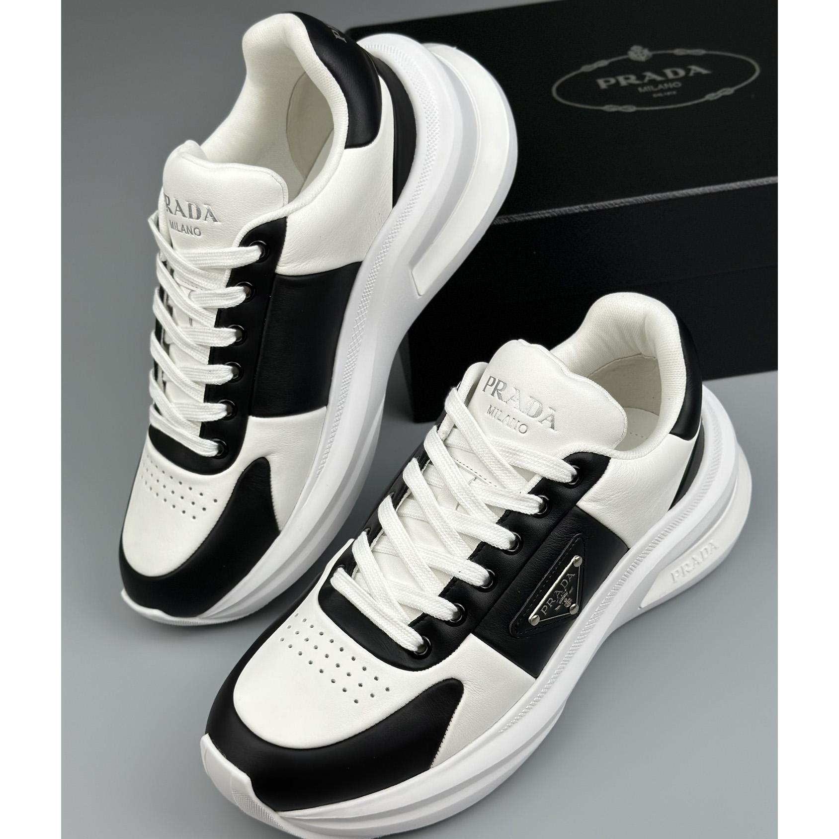 Prada Leather Sneakers(upon uk size) - DesignerGu