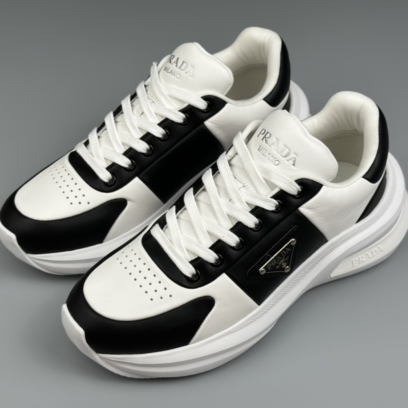 Prada Leather Sneakers(upon uk size) - DesignerGu