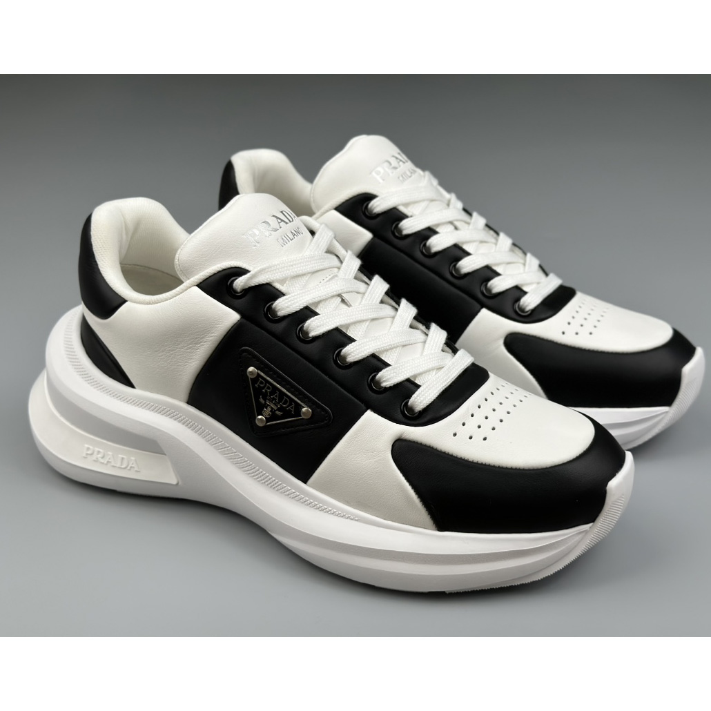 Prada Leather Sneakers(upon uk size) - DesignerGu