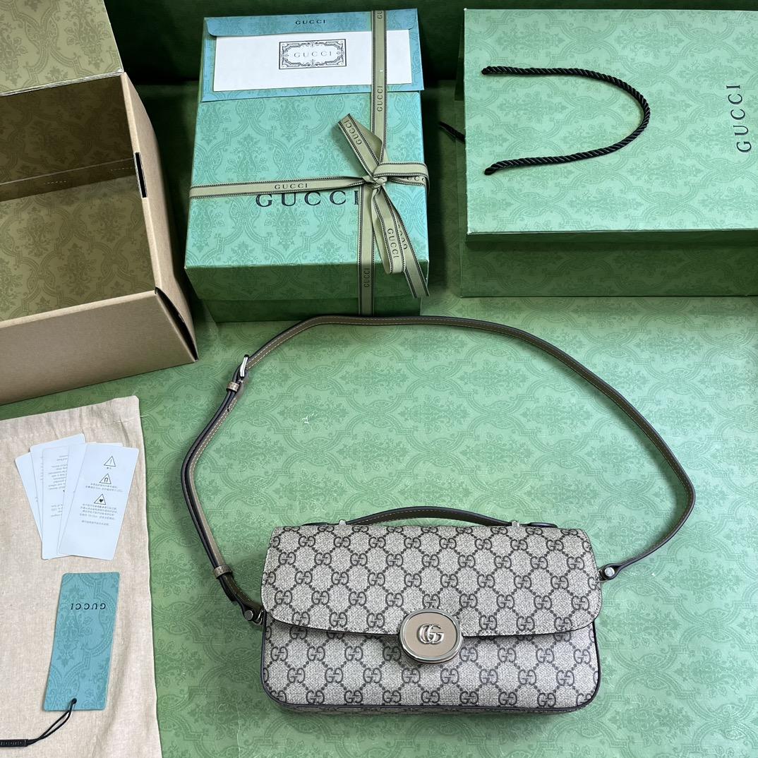 Gucci Petite GG Small Shoulder Bag(27-15-5cm) - DesignerGu