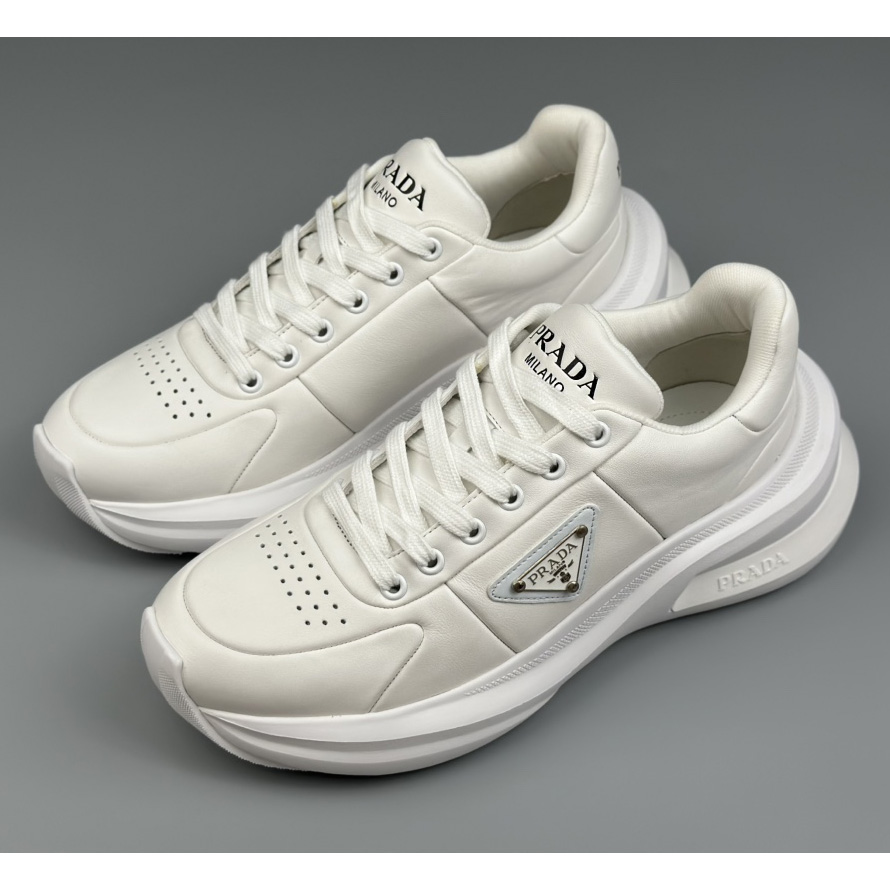 Prada Leather Sneakers(upon uk size) - DesignerGu