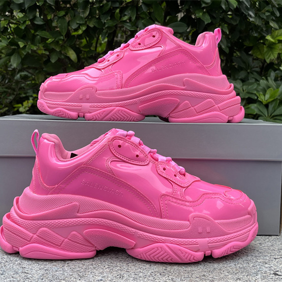 Balenciaga Triple S Sneaker In Pink Rubber - DesignerGu