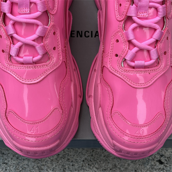 Balenciaga Triple S Sneaker In Pink Rubber - DesignerGu