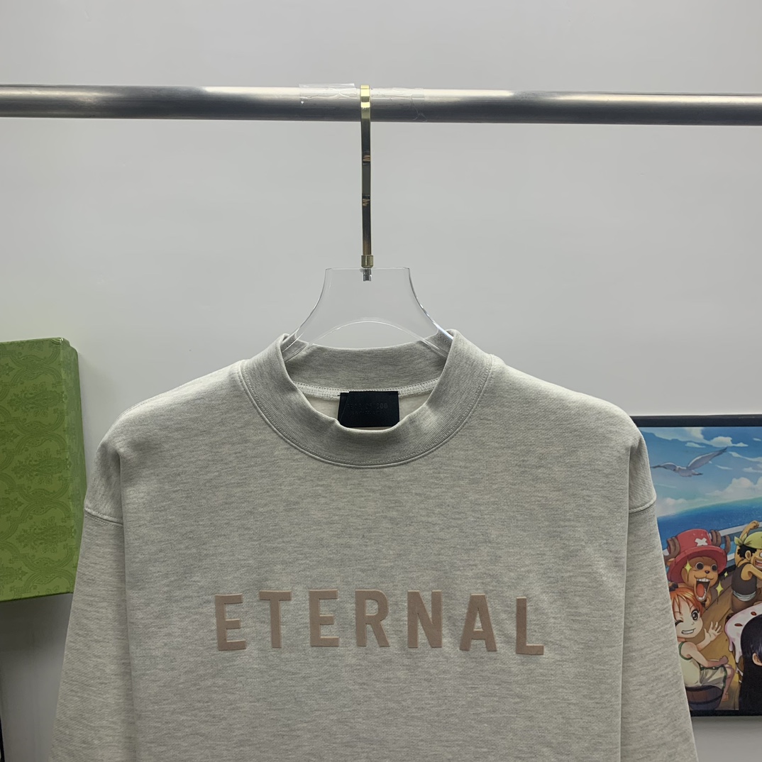 Fear of God Essentials Eternal Logo-print CCotton Sweatshirt - DesignerGu