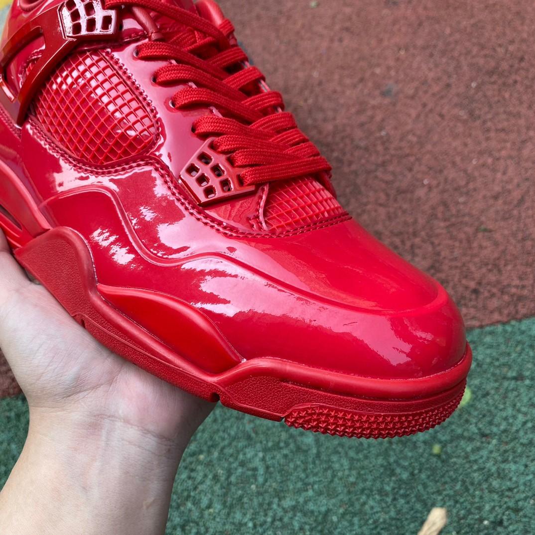 Air Jordan 4 Lab4 Red Sneakers    719864-600 - DesignerGu