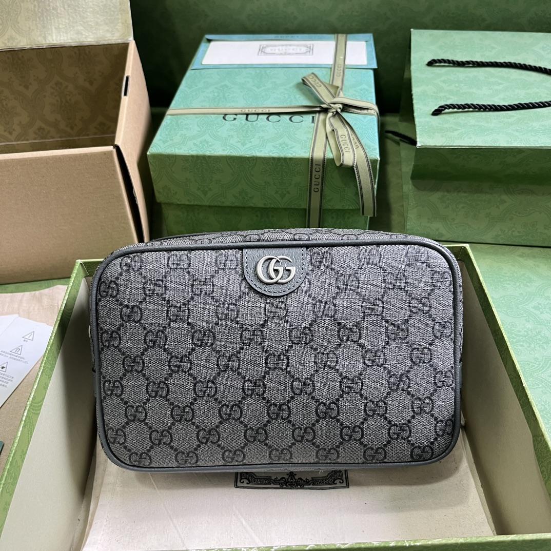 Gucci Ophidia GG Toiletry Case (14.5x 23.5x 6.5cm) - DesignerGu