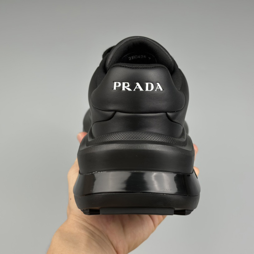 Prada Leather Sneakers(upon uk size) - DesignerGu