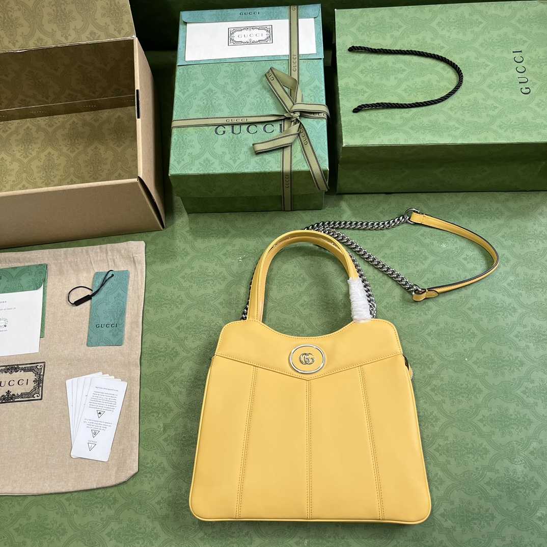 Gucci Petite GG Small Tote Bag (28-21-6.5cm) - DesignerGu