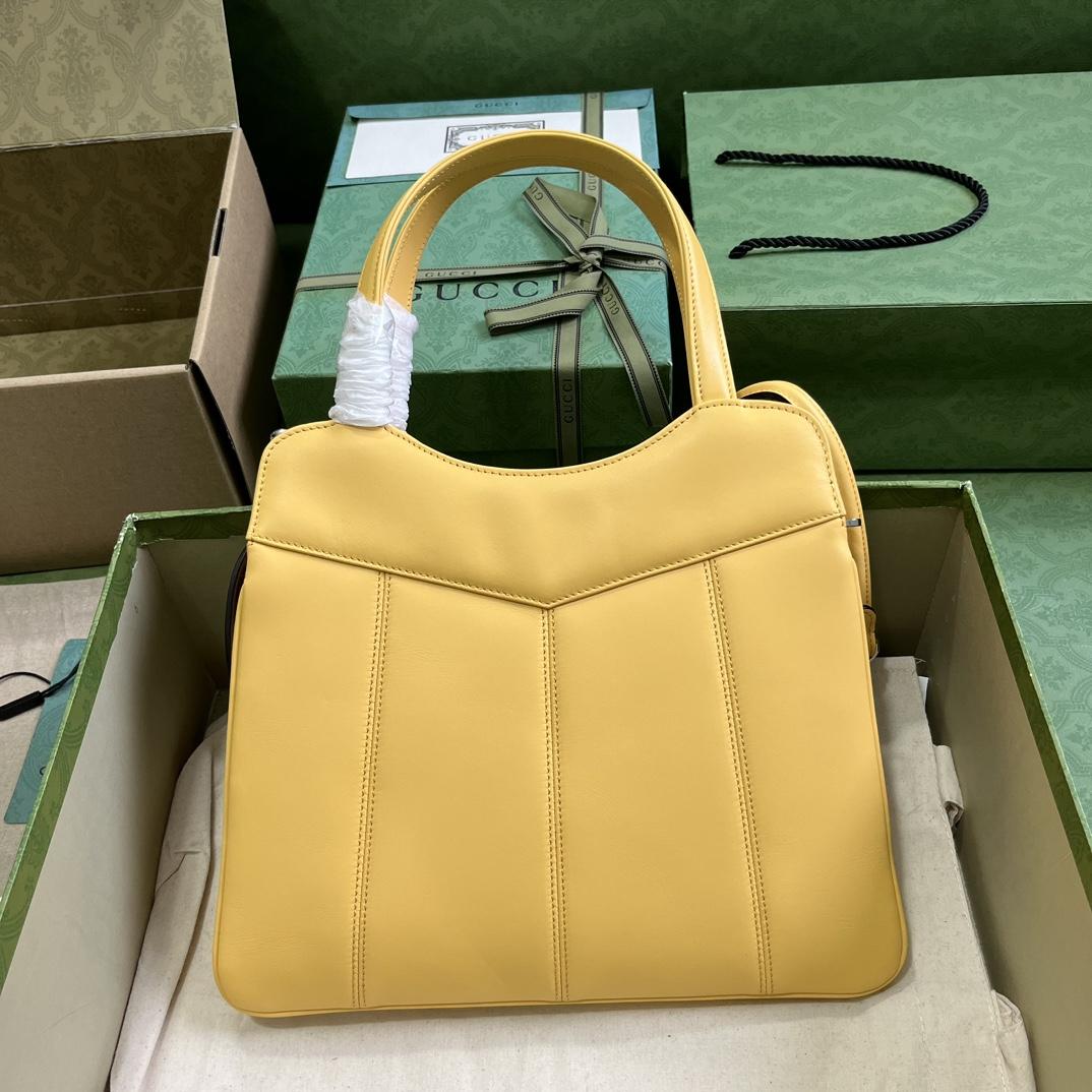 Gucci Petite GG Small Tote Bag (28-21-6.5cm) - DesignerGu