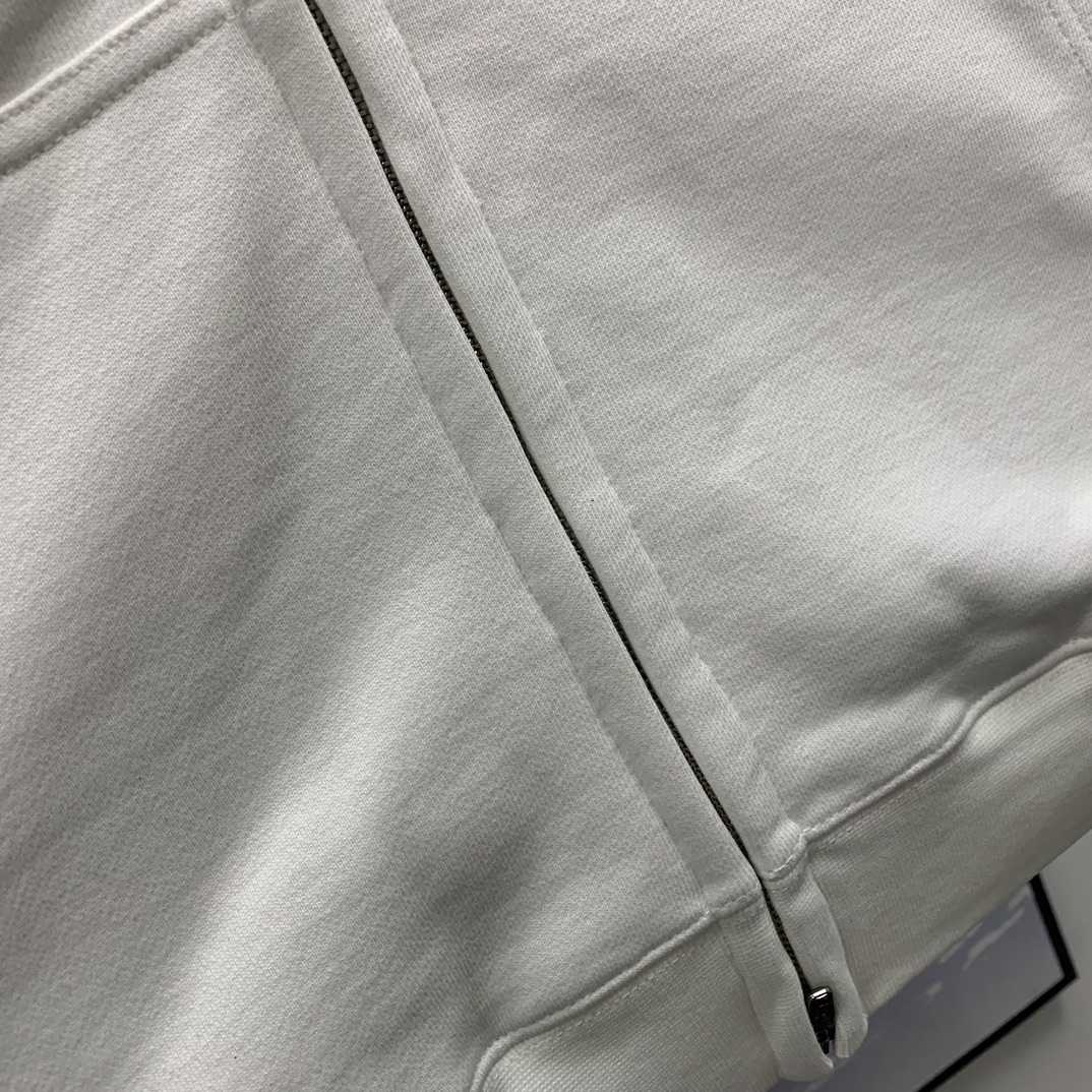 Balenciaga Logo Zip-up Hoodie - DesignerGu