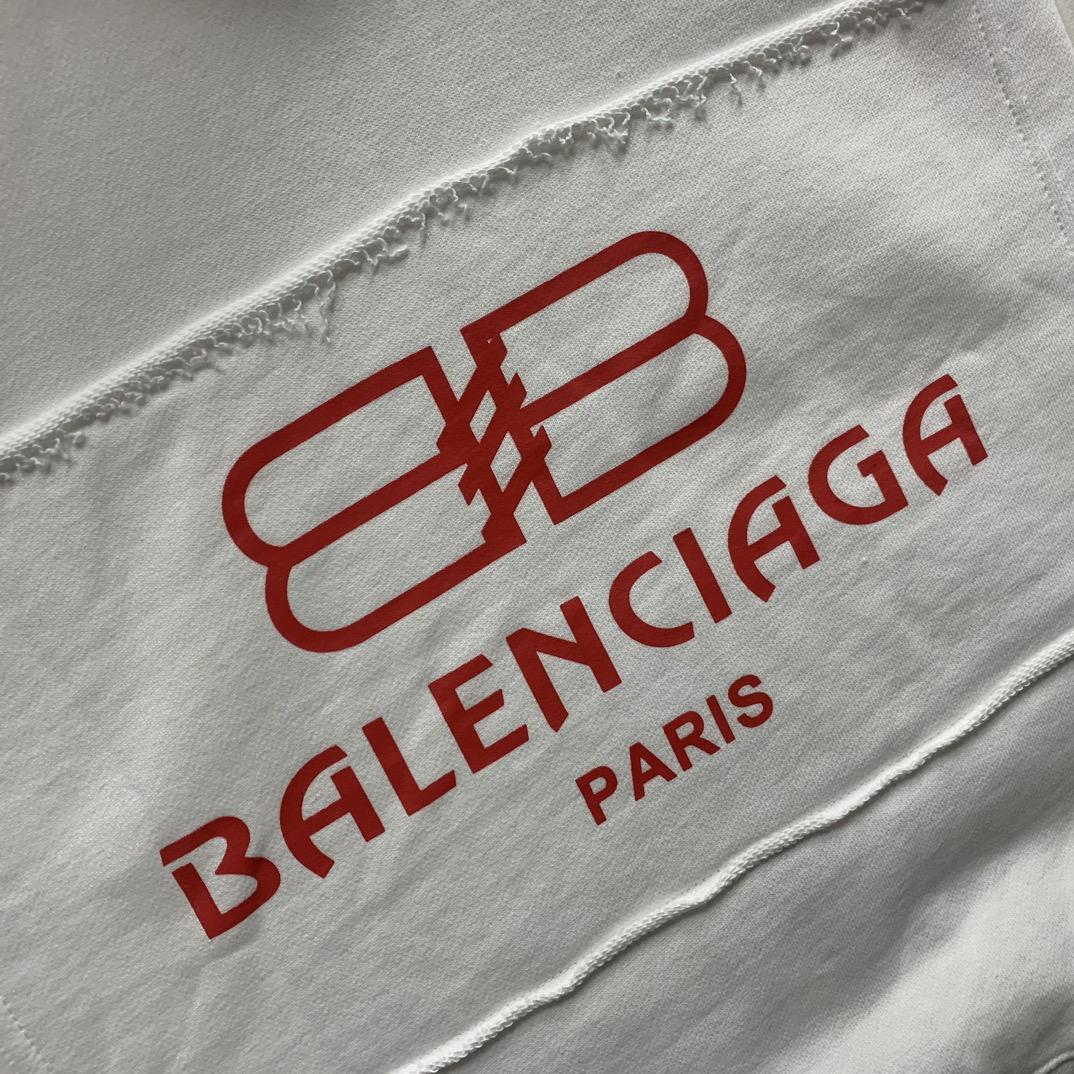 Balenciaga Logo Zip-up Hoodie - DesignerGu