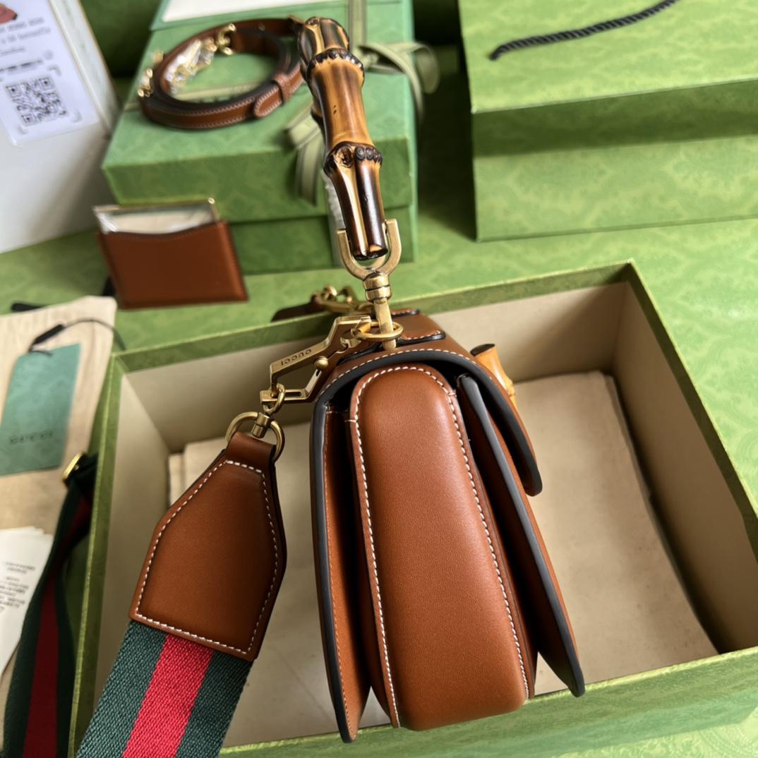 Gucci Bamboo 1947 Small Bag (21-15-7cm) - DesignerGu