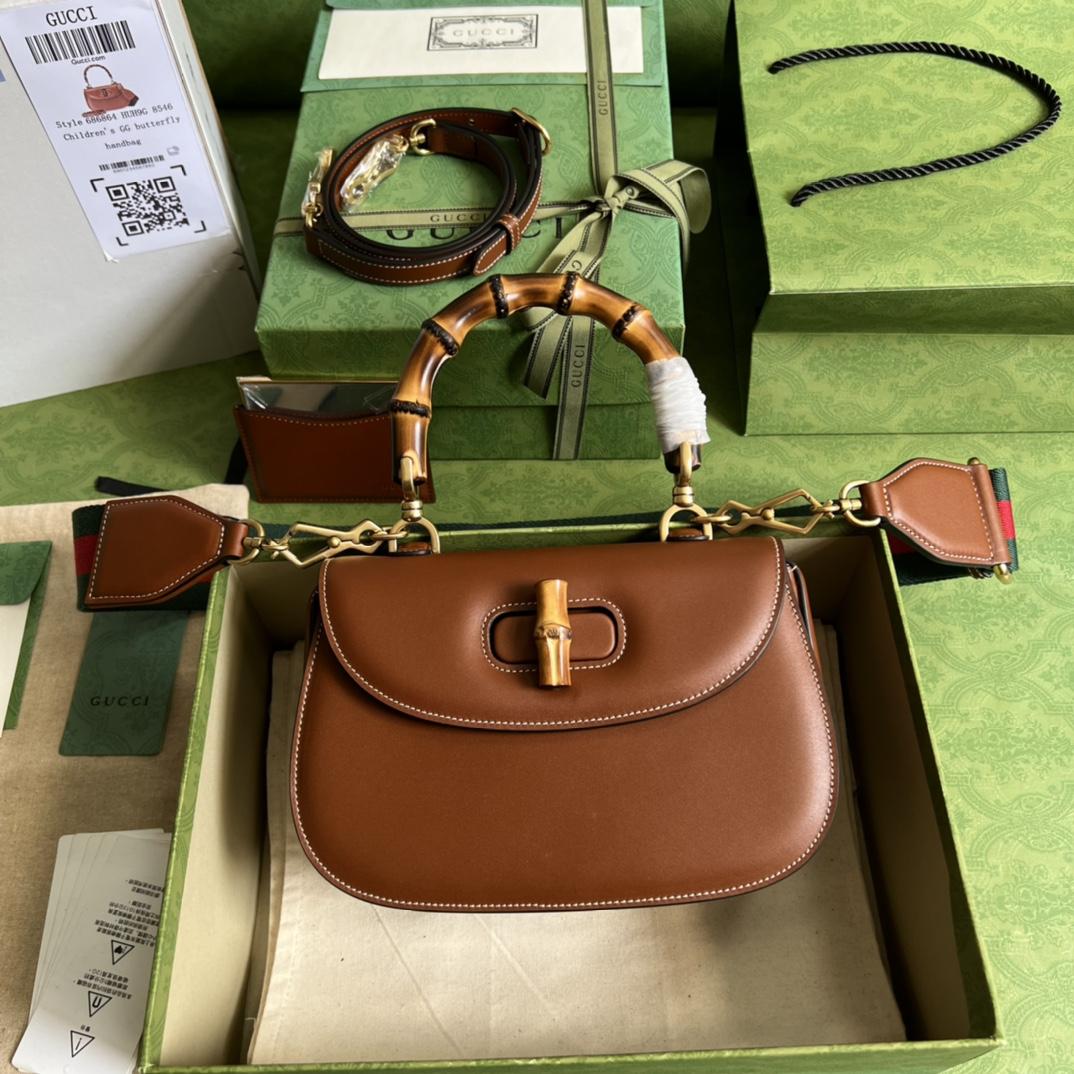 Gucci Bamboo 1947 Small Bag (21-15-7cm) - DesignerGu