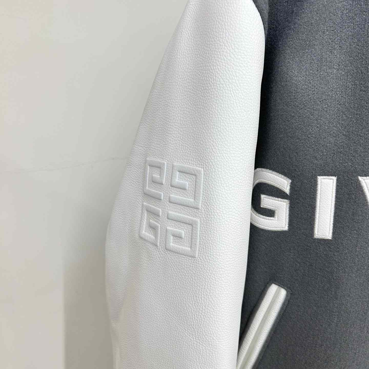 Givenchy Varsity Jacket In Wool And Leather - DesignerGu