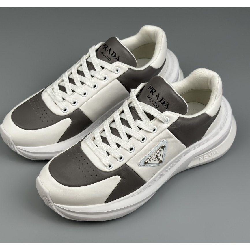 Prada Leather Sneakers(upon uk size) - DesignerGu