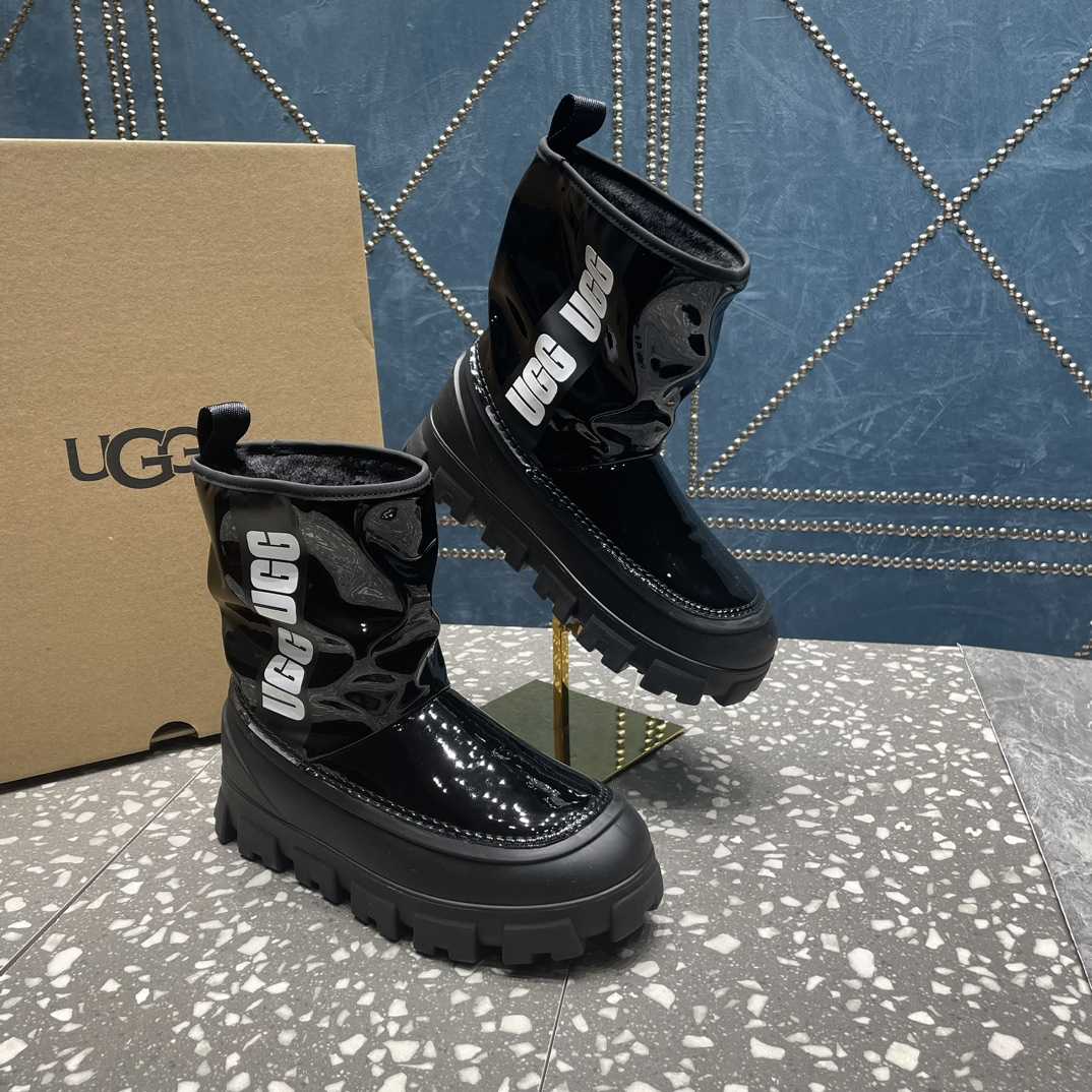 Ugg Classic Brellah Logo-print Boots - DesignerGu