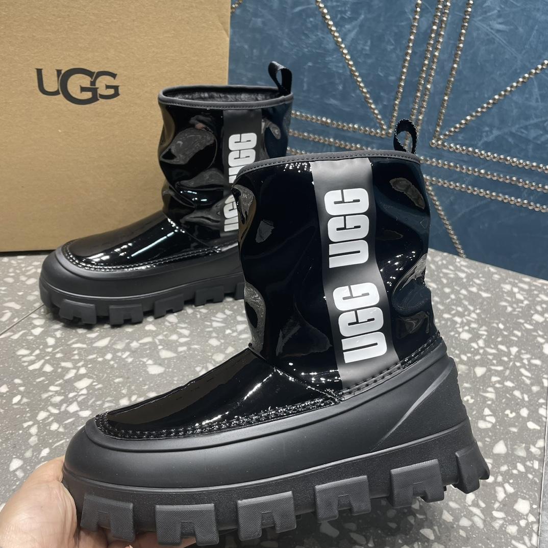 Ugg Classic Brellah Logo-print Boots - DesignerGu