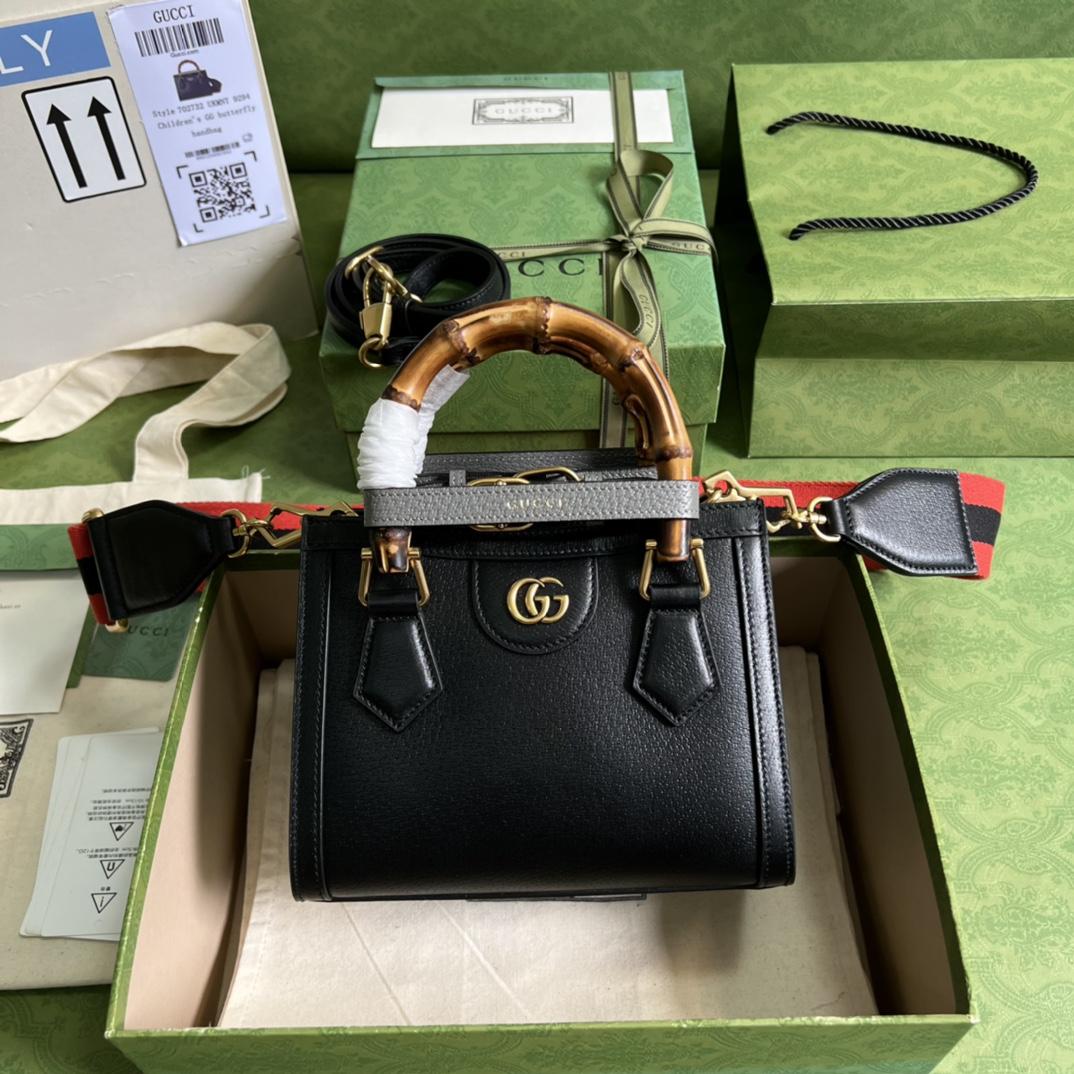 Gucci Diana Mini Tote Bag(20*16*10cm) - DesignerGu