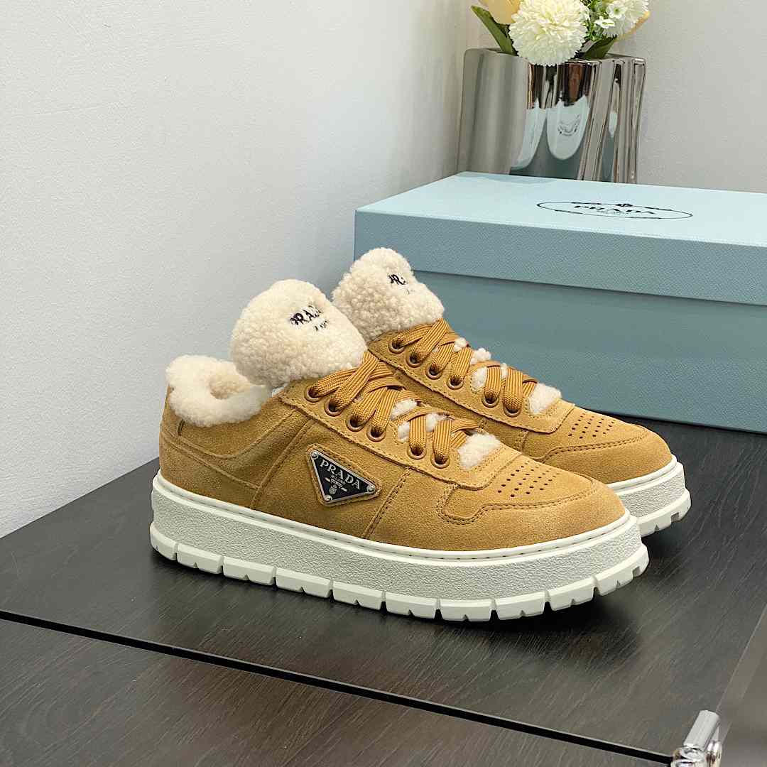 Prada Suede Sneakers - DesignerGu