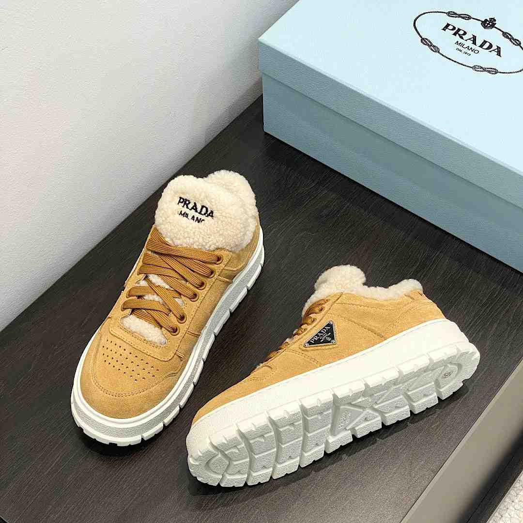 Prada Suede Sneakers - DesignerGu