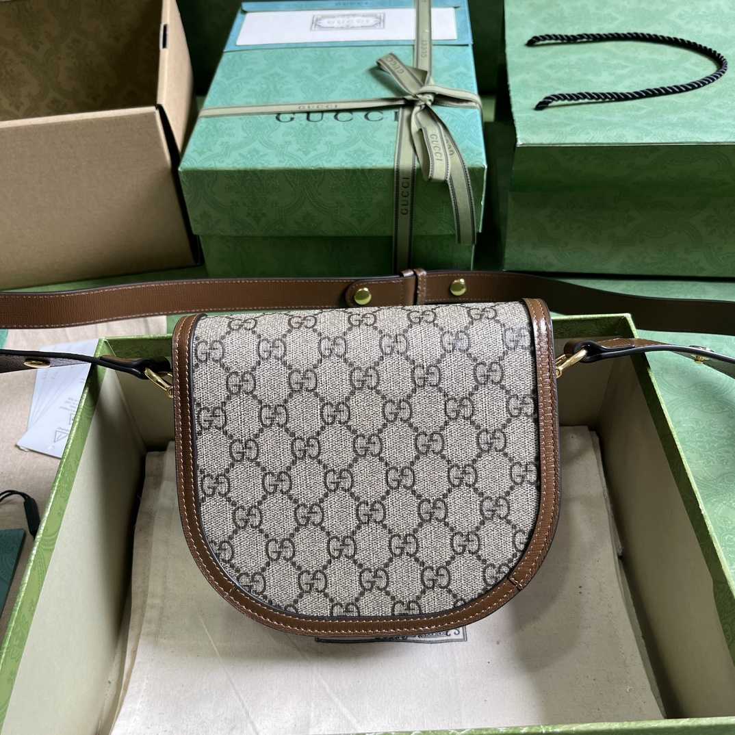 Gucci Horsebit 1955 Mini Rounded Bag (20x 13x 6cm) - DesignerGu