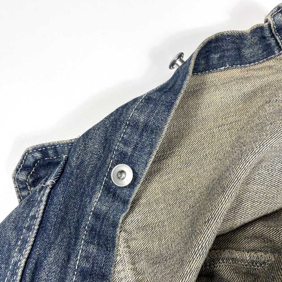 Rick Owens Cropped Denim Jacket - DesignerGu
