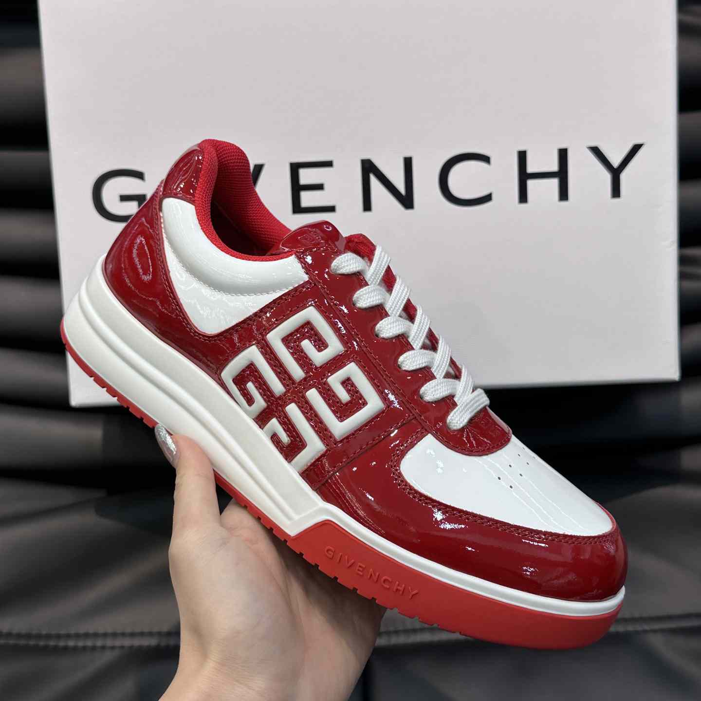 Givenchy G4 Sneakers In Patent Leather - DesignerGu