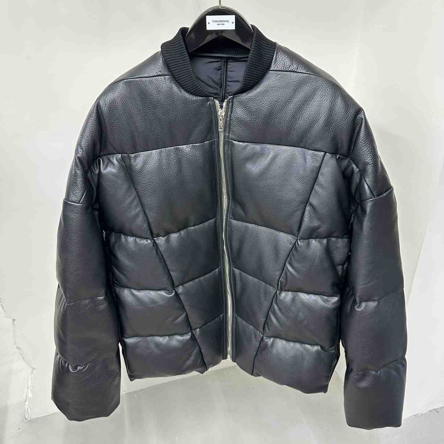 Rick Owens Down Jacket With Zipper - DesignerGu