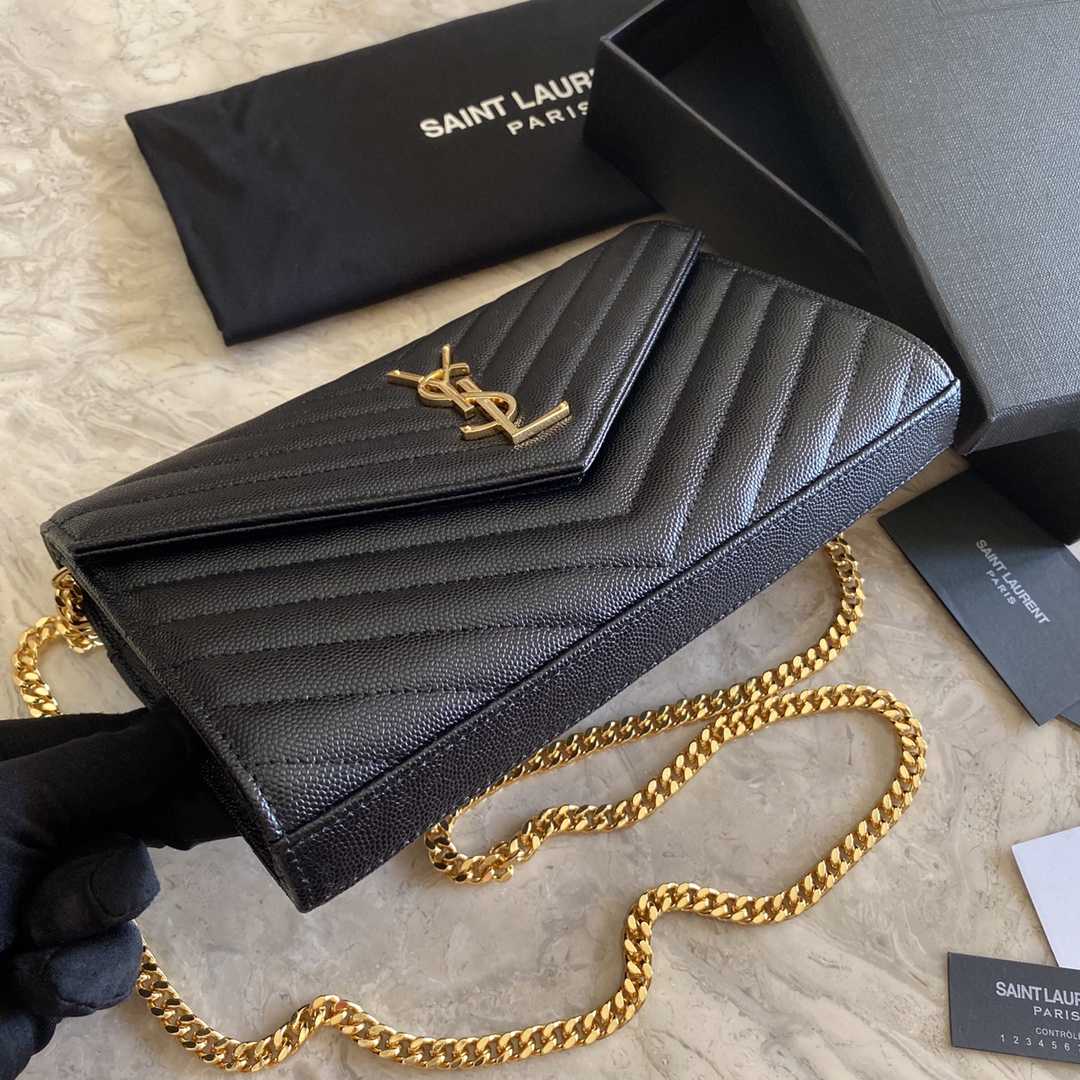 Saint Laurent Chain Wallet (22.5*14*4cm) - DesignerGu