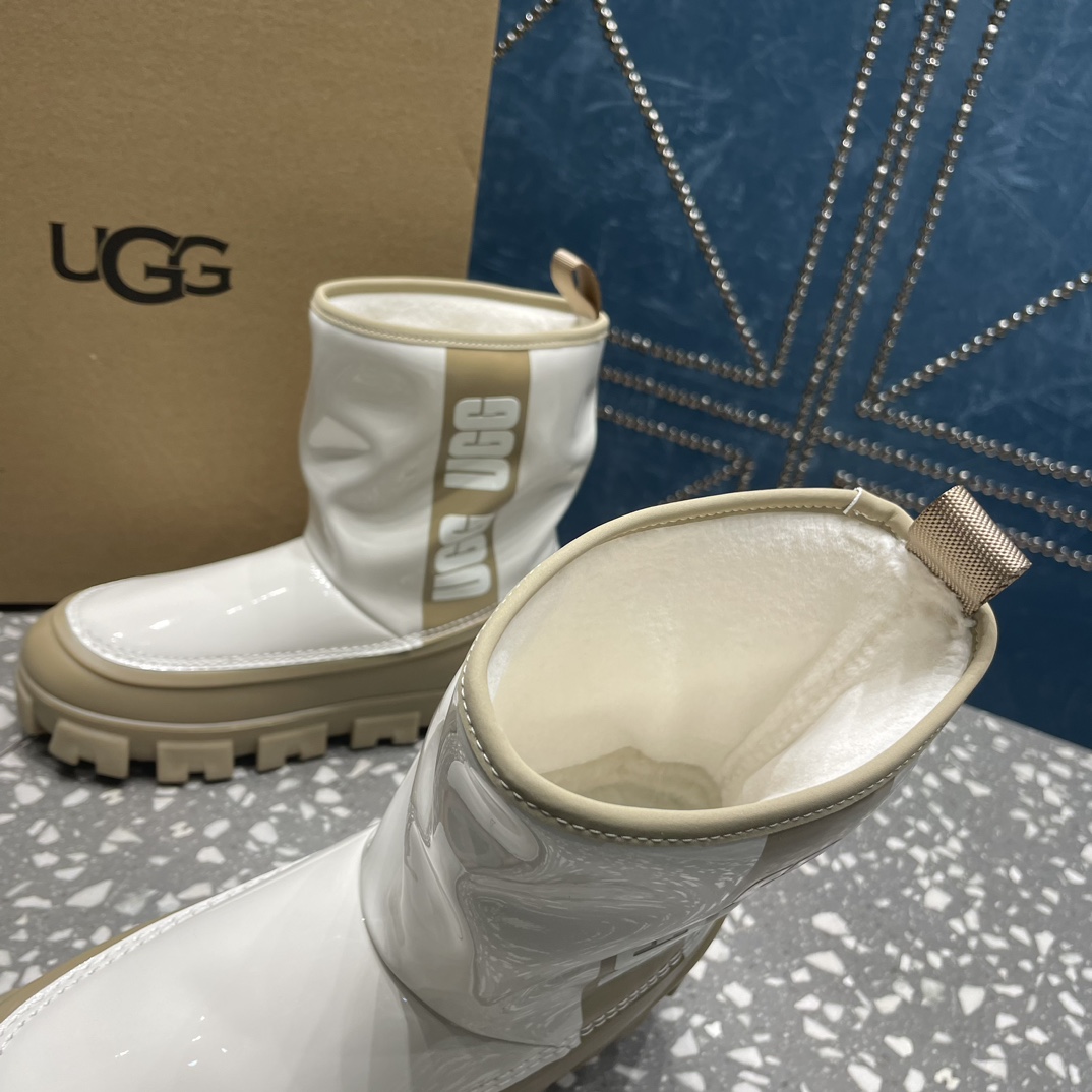 Ugg Classic Brellah Logo-print Boots - DesignerGu