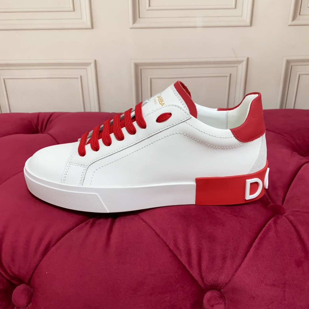 Dolce & Gabbana Calfskin Portofino Sneakers - DesignerGu