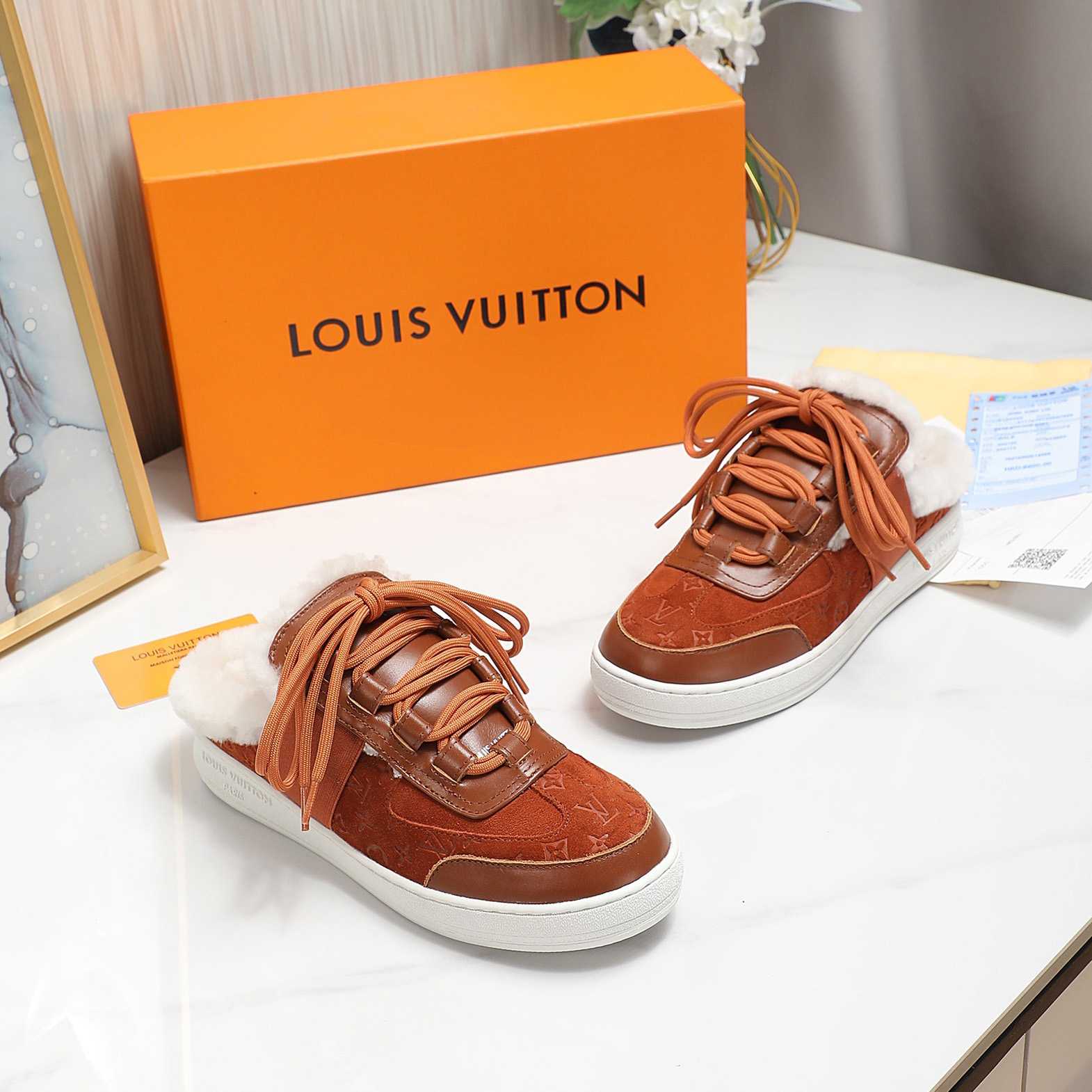 Louis Vuitton Lous Open Back Sneaker - DesignerGu