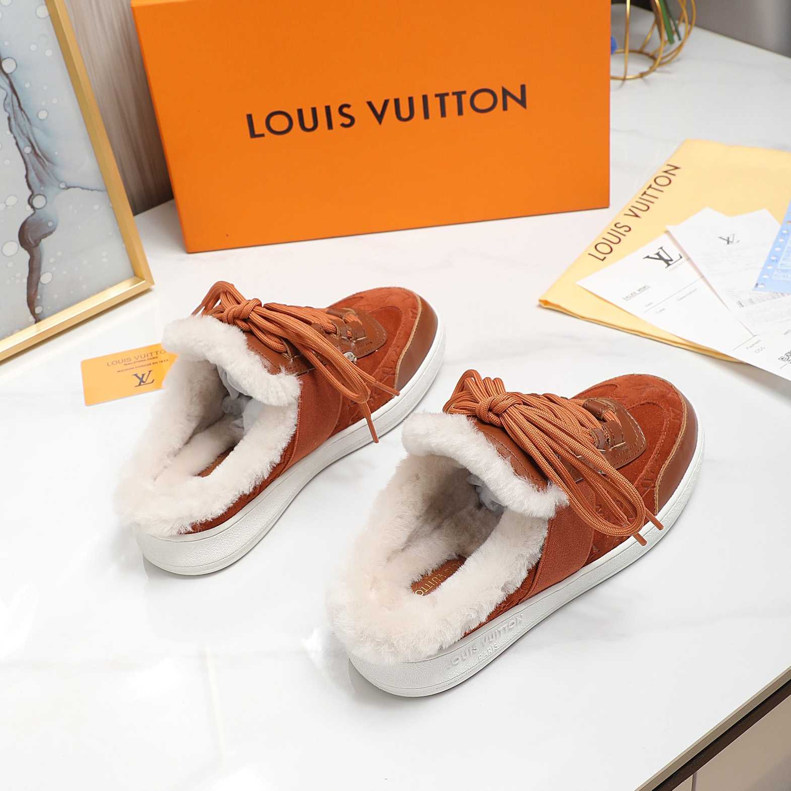 Louis Vuitton Lous Open Back Sneaker - DesignerGu