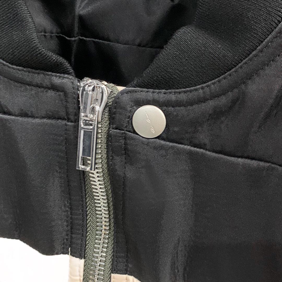 Rick Owens Black Girdered Bomber - DesignerGu